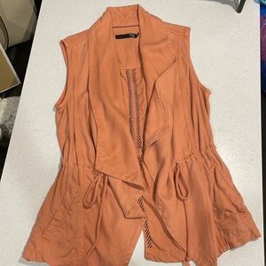 Max Jeans Salmon Colored Denim Vest Sz. XS